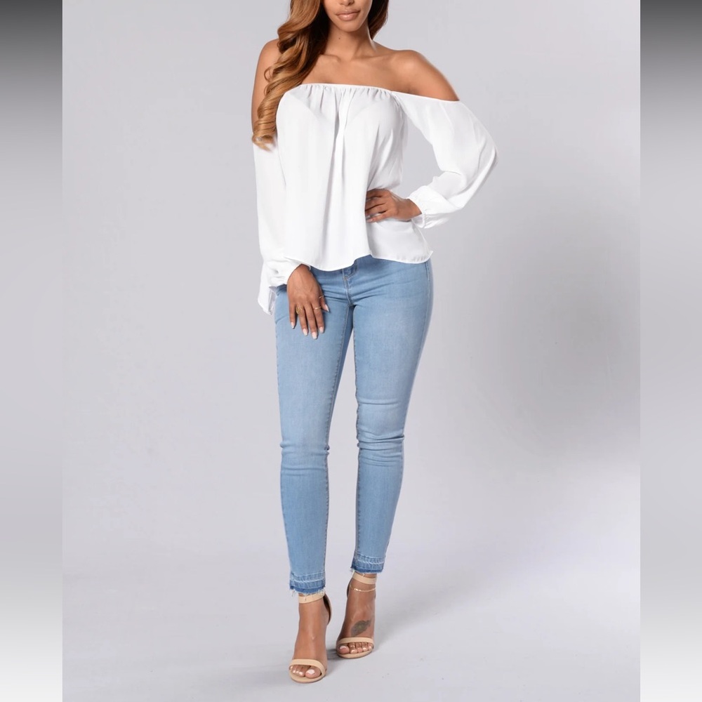 Fashion Nova Off The Shoulder Flowy Top